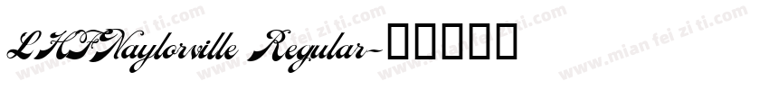 LHFNaylorville Regular字体转换